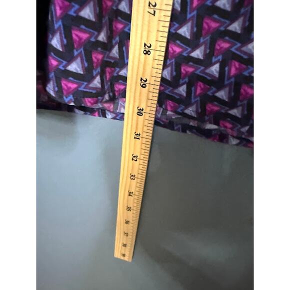 Catherines Blouse Women's Size 2x 80s Geometric Pattern Flowy Office Career - Picture 7 of 7